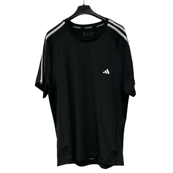 Adidas HD3525 TECHFIT 3-STRIPES TRAINING TEE Mens Size XL New - Picture 1 of 3